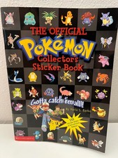 1999 Pok mon Collector s Sticker Book Scholastic Vintage Gen 1 Kanto Original