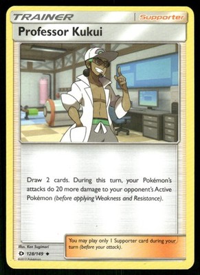 2017 Sun & Moon Professor Kukui Uncommon #128