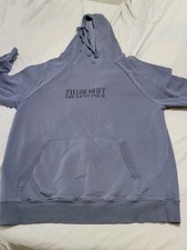 Taylor Swift The Eras Tour Hoodie Womens XS Slate Blue 2023 Lineup Sweatshirt