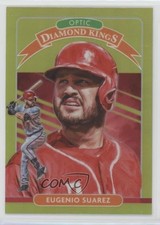 2020 Donruss Optic Diamond Kings Retail Lime Green Prizm Eugenio Suarez #4 02fd