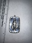 Vintage West Germany Large Illuminum Miraculous Medal As Is — photo 2