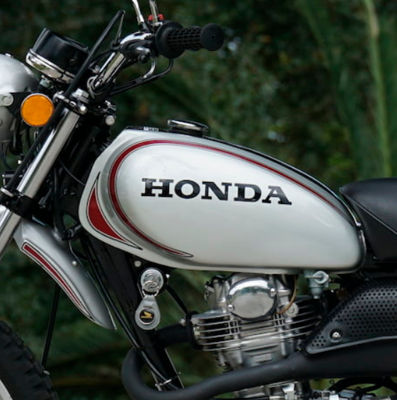 XL250S タンク Honda XL250 XL 250 Model 1972-77 Silver Painted Gas Fuel Tank with