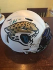 TRAVIS HUNTER Signed Autograhed AUTHENTIC Full Size JAGUARS Helmet BECKETT