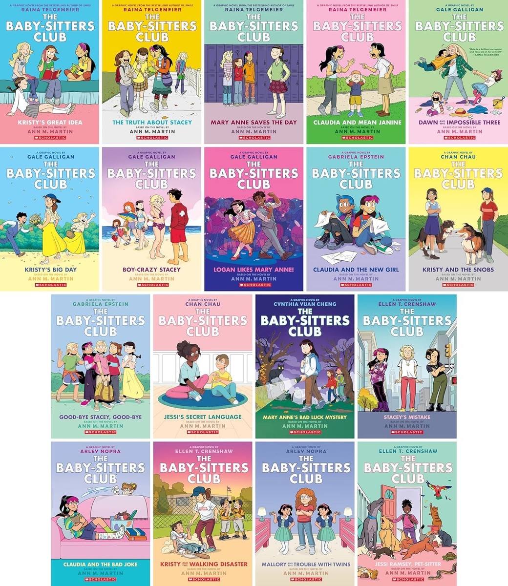 Baby Sitters Club Graphic Novel 14 Book Set Graphix Ann Martin