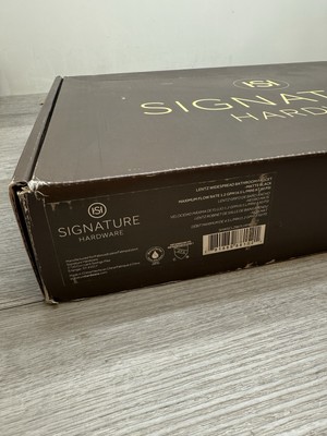 Signature Hardware SHWSCLZ107LHMB Lentz 1.2 GPM Bathroom Faucet Black Scratches