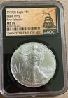 2025(P) S$1 Privy Silver Eagle NGC MS70 First Releases - Don’t Tread on Me
