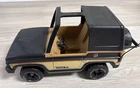 Vintage 1979 17" Tonka Bronco Toy Truck MR-970 Jeep Black Gold Pressed steel USA