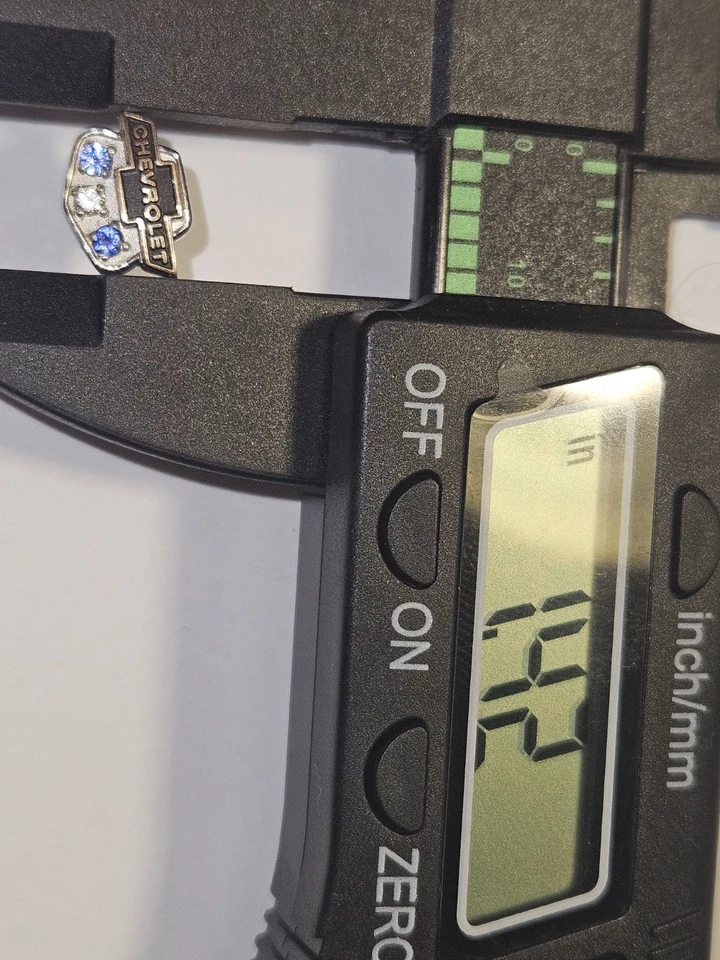 Винтажный Chevrolet сервис награда заколка 10K твердого золота бриллиант сапфиры редкая галстук - Изображение 4 из 4