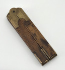 ANTIQUE UPSON NUT CO. NO. 32 BOXWOOD & BRASS CALIPER RULE 1 FOOT 2 FOLD UNIONVIL — photo 7