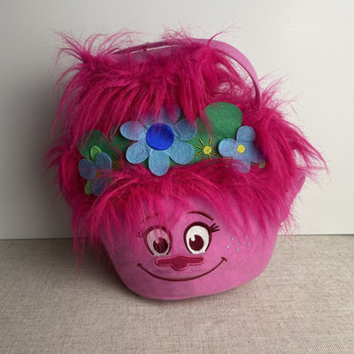 Trolls Poppy 12'' Plush Easter Basket Halloween Trick or Treat Dreamworks