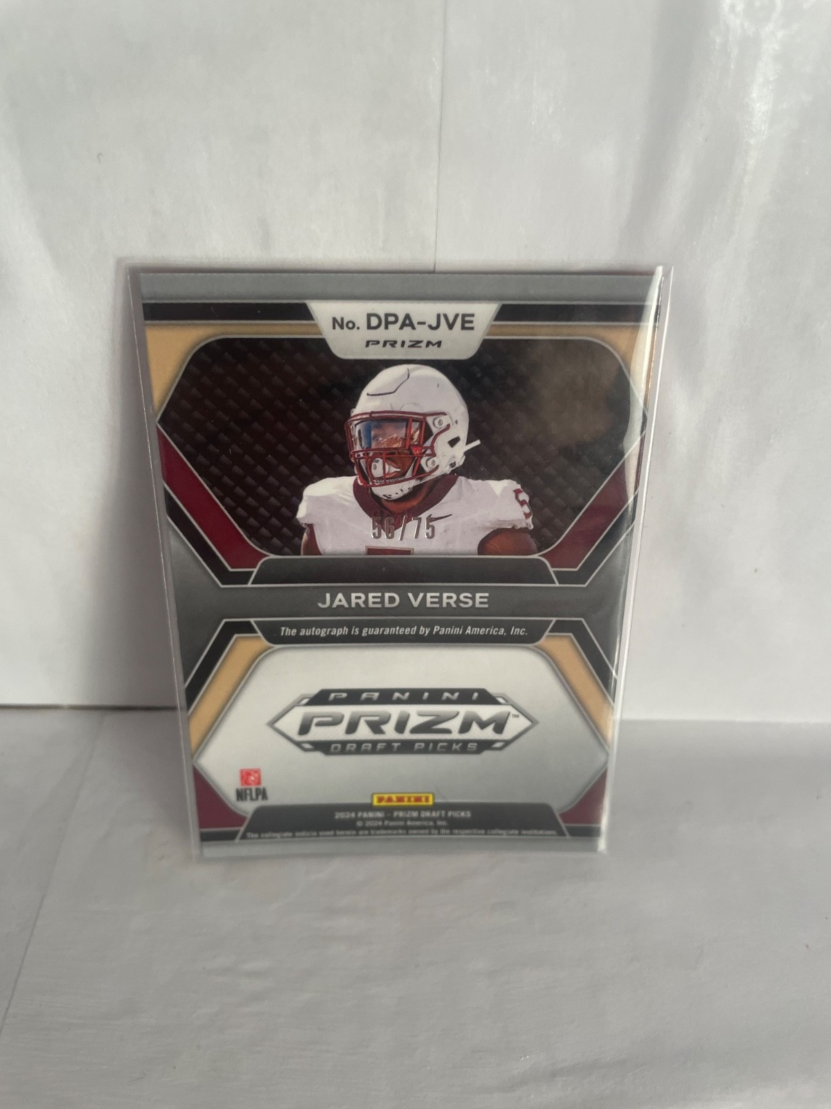 2024 Panini Prizm Draft Picks - Draft Picks Autographs Jared Verse #DPA-JVE...