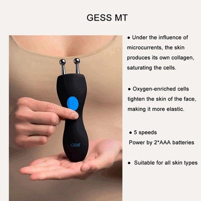GESS Microcurrent Facial Device Face Neck Lifting Anti Aging Massager BeautyTool