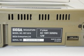 Sega Saturn GREY Console HST-3210 -21Pin Drive- Tested System NTSC-J T53035392