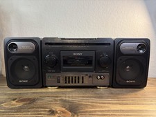 Sony Boombox CFS-1030 AM FM Radio Works Cassette Player Doesn  t Detach Speakers