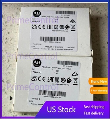 New Factory Sealed AB 1734-IE2C 2 Point Analog Input Module 2022 1734IE2C US