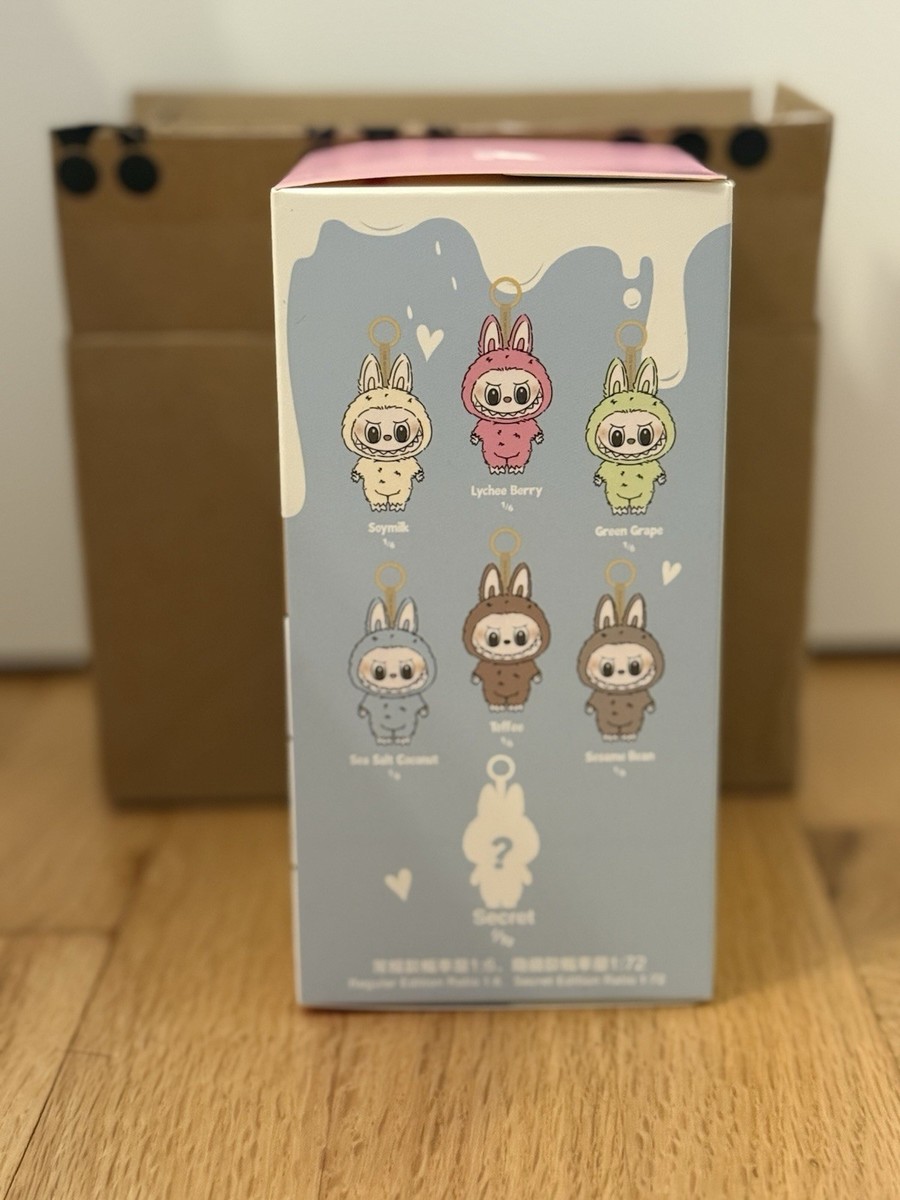 LABUBU the Monsters exciting Macaron Vinyl Sesame Bean gray grey