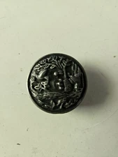 Vintage Torino Pewter Jewelry Trinket Box Set Necklace Pin Earrings Birds 