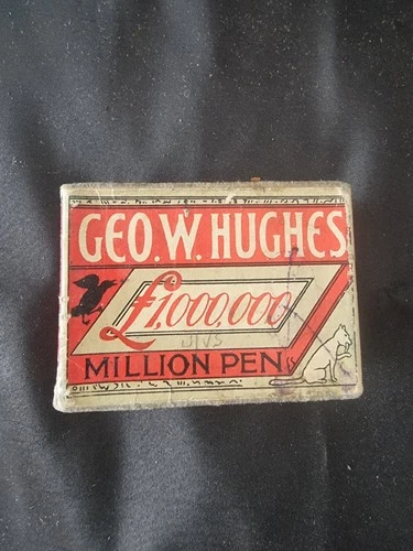 Vtg 77 Shoulder Dip Nibs, Geo. W. Hughes, Million Pen, 304m Rare Script Writing