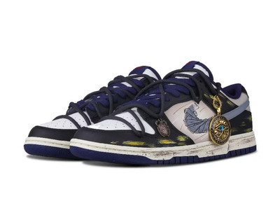 Custom Nike Dunk Low Eye of Horus Egyptian Mummy Sneakers