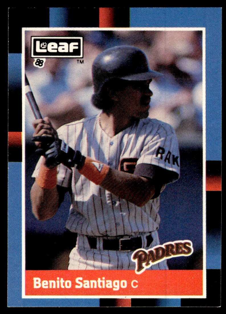 1988 Leaf Benito Santiago San Diego Padres #58