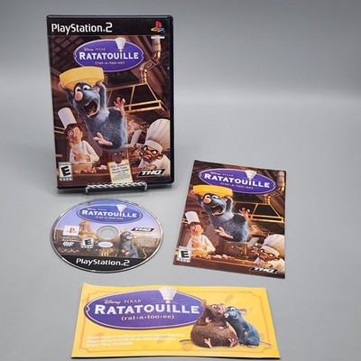 Ratatouille (PlayStation 2, 2007) CIB - Complete w/ Movie Ticket - Tested