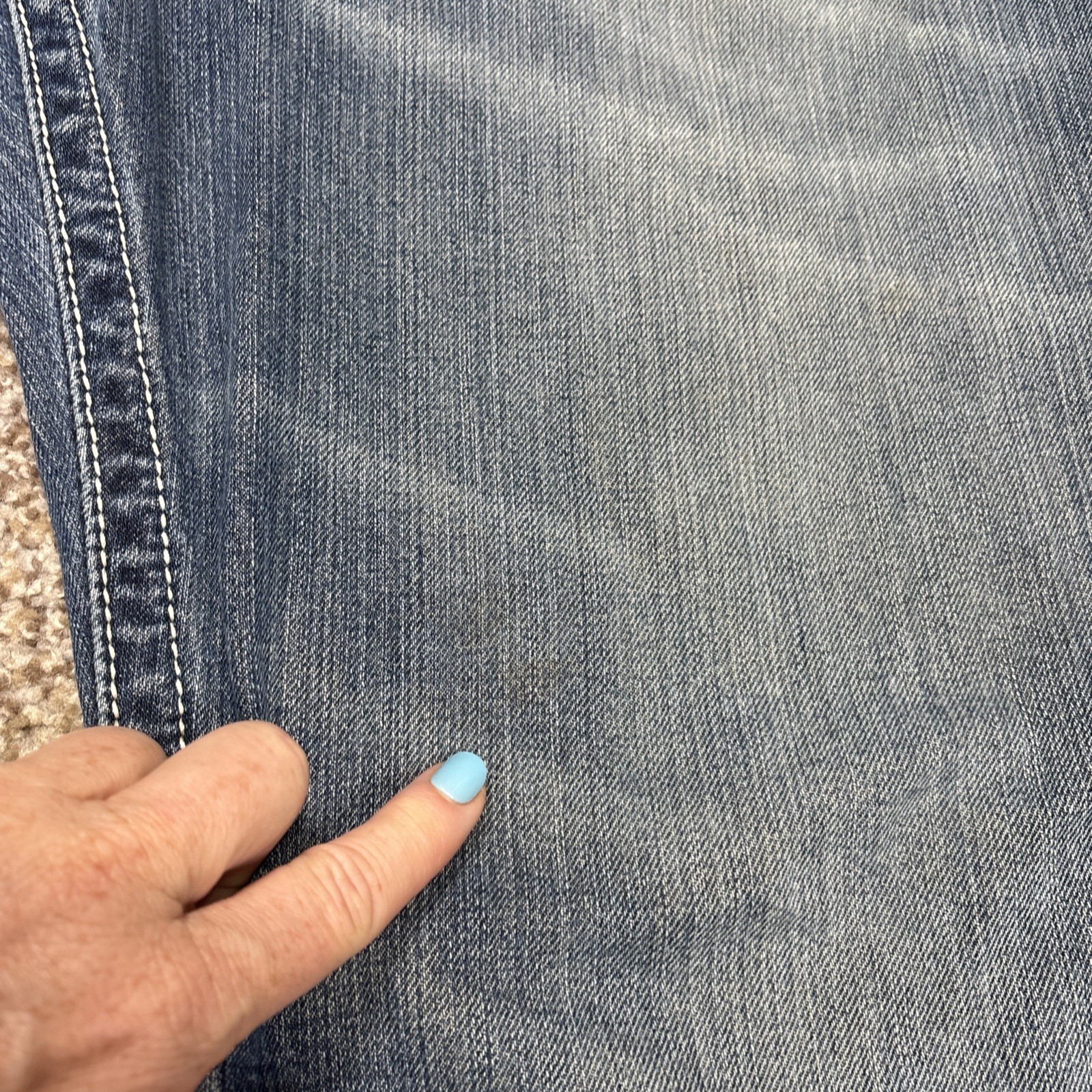 Ariat Jeans Mens 40x32 Blue M4 Low Rise Boot Workwear Denim Fits 40 X 31 - View 14