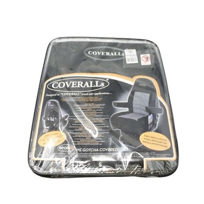 Seats Inc 182704XN1165 Coveralls Mid Back Black/Gra