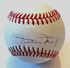 WILLIE MAYS SIGNED ONL BASEBALL JSA LOA