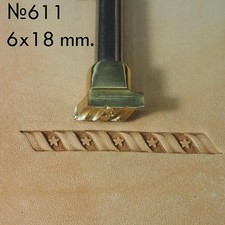 Leather Crafting Stamp Tool For Leather Crafts Brass Punch Making Stamps 611
