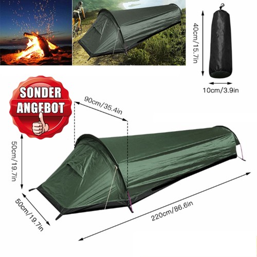 Camping Tent Waterproof Ultralight Portable For Waterproof Windproof Hiking NEW - Picture 13 of 15