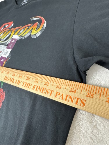 Poison Band Graphic Rock And Roll Band T-shirt Size 2XL Short Sleeve - Picture 6 of 8
