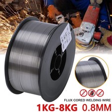 1KG-8KG Gasless Mild Mig Welding Wire Reel Spool Roll Cored No Gas 0.8MM E71T-GS