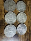 1988 - 1921 Silver Morgan Dollar Lot of 6 $1 Mixed Date Coins - "O" and "S”