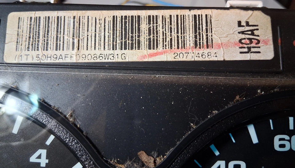 ✅ Cuadro de instrumentos velocímetro Silverado Sierra 07-11 373342 millas Foto 2 de 4