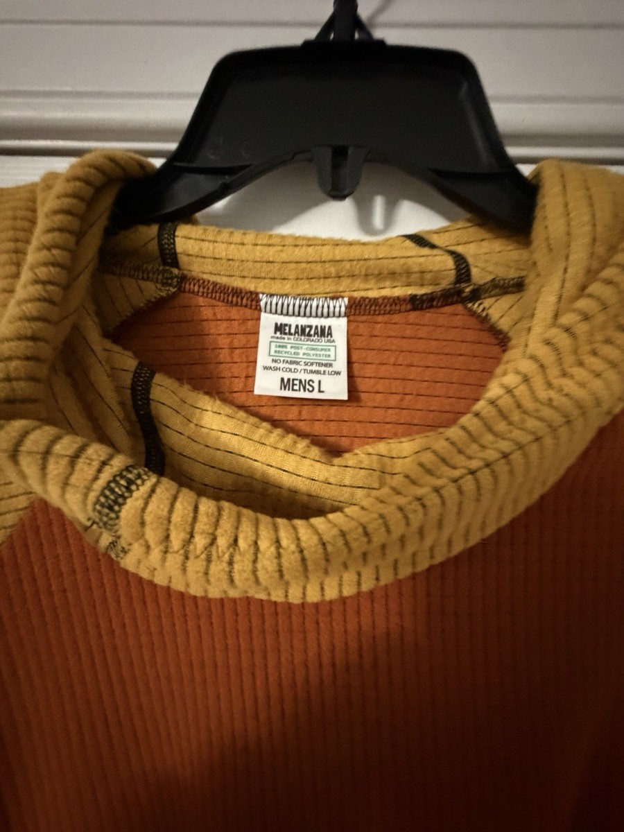 Men's Large Melanzana V2 Micro Grid Hoodie. Large, Sunflower