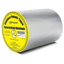 Strong Waterproof Tapes 6"x16ft Butyl Seal RV Roof Repair Tape for Window Boat