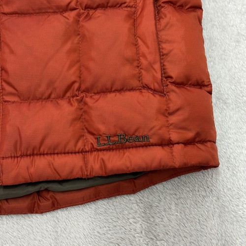 LL Bean Down Puffer Vest Youth Large 6X/7 Insulated Goose Down Jacket Outdoor - Picture 7 of 8