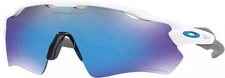 OAKLEY RADAR EV PATH SUNGLASSES - POLISHED WHITE/PRIZM SAPPHIRE