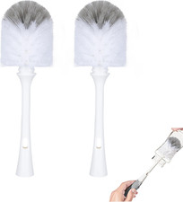 Bottle Brush Replacement Head - Compatible with OXO Bottle Brush. Grayish-White