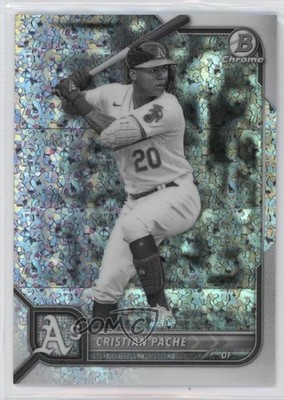 2022 Bowman Chrome Black & White Mini-Diamond Refractor /199 Cristian Pache fz7