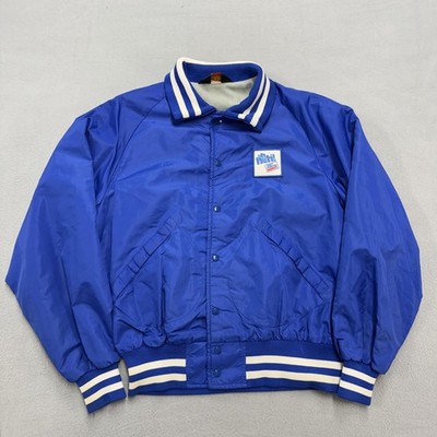 Vintage Dunbrooke Pla-Jac Jacket Mens Large Blue Nylon Diet Pepsi Uh Huh 80s