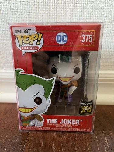 Funko Pop! Heroes DC The Joker #375 2021 Limited Edition Exclusive W/ Protector
