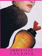 ADVERTISEMENT ADVERTISING 114 1993 CHRISTIAN LACROIX 'c'est la vie' perfume