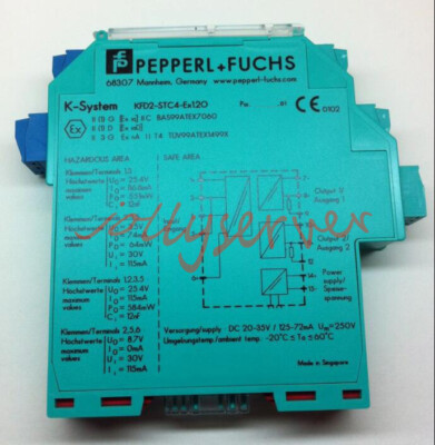 ONE New Pepperl+Fuchs Safety Barrier KFD2-STC4-EX1.2O KFD2-STC4-EX1.20