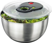 Emsa Centrifuga Per Insalata Pieghevole Manuale - 4 Litri, Verde/Trasparente, Risparmio Spazio - Foto 10