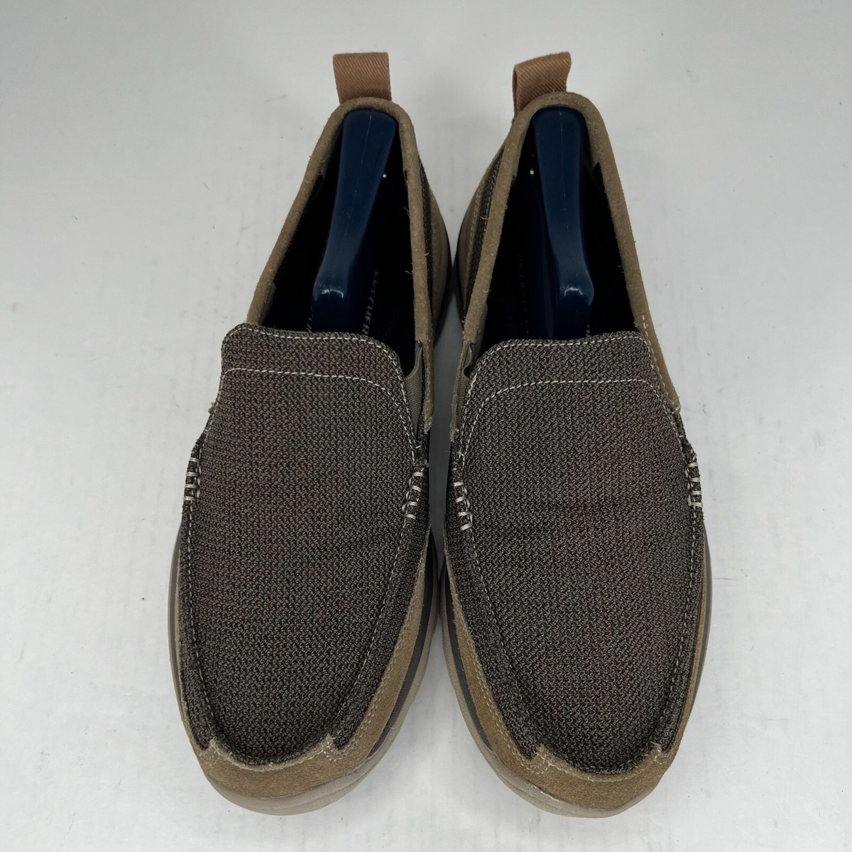 Skechers Mens 64365 Brown Superior Milford Memory Foam Slip  display picture 1