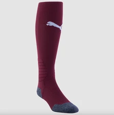 Puma Team Liga Soccer Socks Adult Sizes Maroon Red Futbol Football