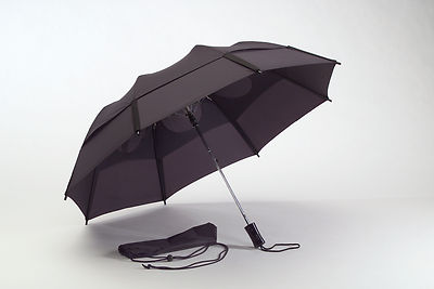 Gustbuster 43'' Metro collapsable travel umbrella logo overruns no color choices
