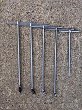 Set Of 5 T-handle Wrenches Wswiveling Hexagon Sockets Wurth 3 6 8 Beta 6