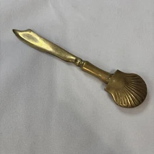Bronze Seashell Cheese Knife 